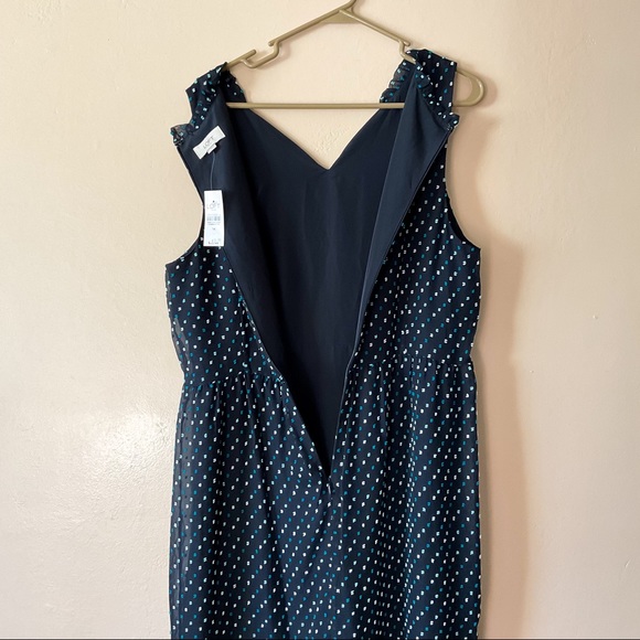 NWT Loft Blue Dress 14 - Picture 6 of 8